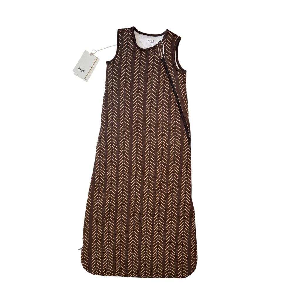 KYTE BABY *NEW* Bamboo 2.5 TOG Sleep Sack Espresso Herringbone Size Large Unisex